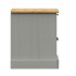 Mesita de noche VIGO madera maciza de pino gris 42x35x42