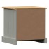 Mesita de noche VIGO madera maciza de pino gris 42x35x42