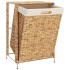 Cesto de ropa sucia jacinto agua 44x34x64
