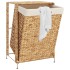 Cesto de ropa sucia jacinto agua 44x34x64
