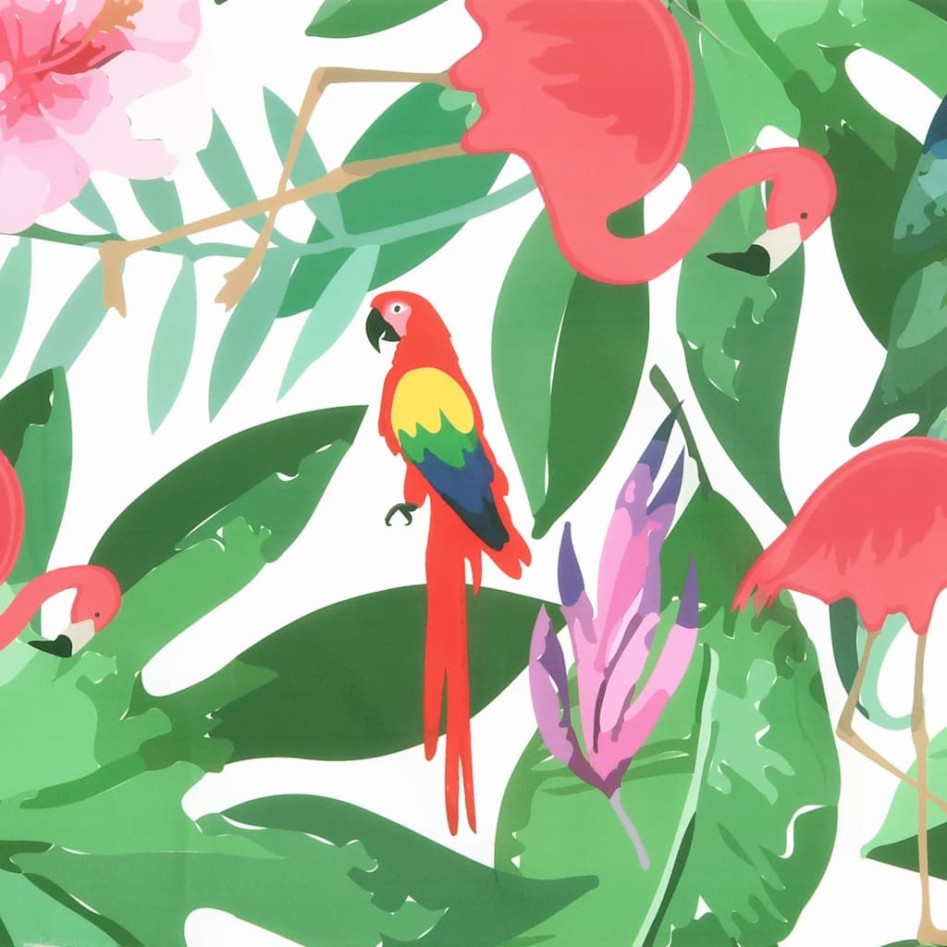 Cojines para banco de jardín 2 uds tela multicolor 200x50x7