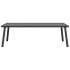 Mesa de centro para jardín acero gris antracita 110x55x35