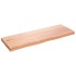 Estante pared madera roble tratada marrón claro 80x30x(2-4)