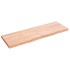 Estante pared madera roble tratada marrón claro 120x40x(2-4)