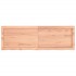 Estante pared madera roble tratada marrón claro 120x40x(2-4)