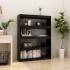 Estantería divisor de espacios madera pino negro