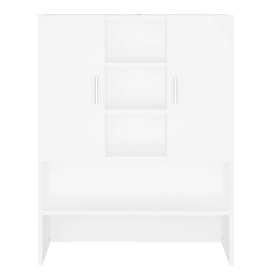 Armario de lavadora blanco 70,5x25,5x90