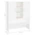 Armario de lavadora blanco 70,5x25,5x90