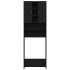 Armario de lavadora negro 64x25,5x190
