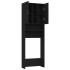 Armario de lavadora negro 64x25,5x190