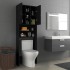 Armario de lavadora negro 64x25,5x190