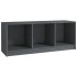 Mueble de TV madera maciza de pino gris 104x33x41