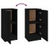 Aparador de madera contrachapada negro 30x30x70