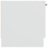 Mueble de TV madera contrachapada blanco 102x35x36,5