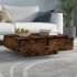 Mesa de centro madera contrachapada roble ahumado 90x60x31