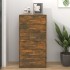 Aparador con 6 cajones contrachapado roble ahumado 50x34x96