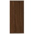 Aparador madera contrachapada color roble marrón 88x30x70