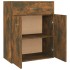 Aparador madera contrachapada color roble ahumado 60x30x75