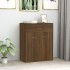 Aparador de madera contrachapada marrón roble 60x30x75