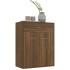 Aparador de madera contrachapada marrón roble 60x30x75