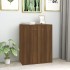 Aparador de madera contrachapada marrón roble 60x30x75