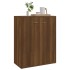 Aparador de madera contrachapada marrón roble 60x30x75