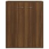 Aparador de madera contrachapada marrón roble 60x30x75