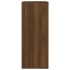 Aparador de madera contrachapada marrón roble 60x30x75