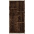 Estantería color roble ahumado 50x25x106