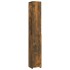 Armario baño madera contrachapada roble ahumado 25x26,5x170