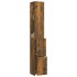 Armario baño madera contrachapada roble ahumado 25x26,5x170