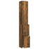 Armario baño madera contrachapada roble ahumado 25x26,5x170