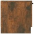 Mueble de TV madera contrachapada roble ahumado 102x35x36,5