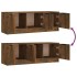 Mueble de TV madera contrachapada roble ahumado 102x35x36,5