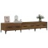 Mueble de TV madera contrachapada roble ahumado 150x34,5x30