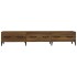 Mueble de TV madera contrachapada roble ahumado 150x34,5x30