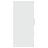 Aparador de madera contrachapada blanca 91x29,5x65