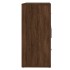 Aparador de madera contrachapada roble marrón 91x29,5x65