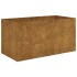 Maceta de acero corten 80x40x40