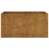 Maceta de acero corten 80x40x40