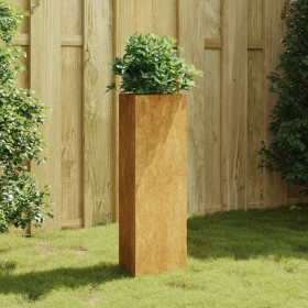 Jardinera de acero corten 30x26x75