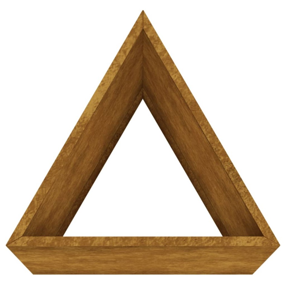 Jardinera de acero corten 30x26x75