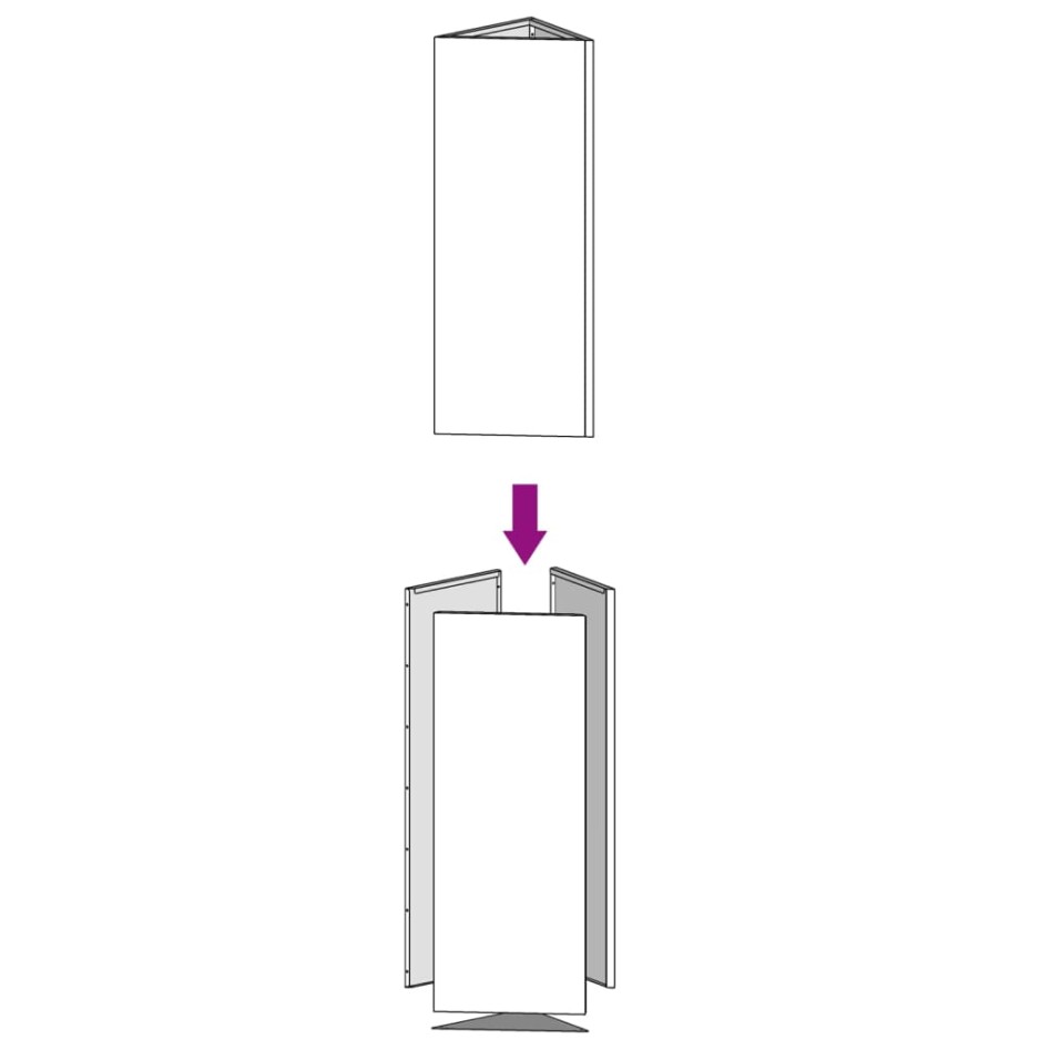 Jardinera de acero corten 30x26x75