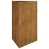 Jardinera de acero corten 50x43x75