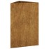 Jardinera de acero corten 50x43x75