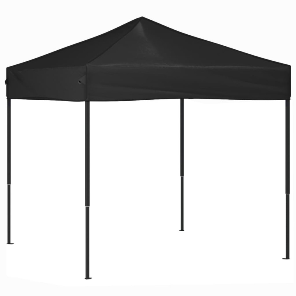 Carpa para fiestas plegable negro 2x2