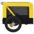Remolque bicicleta mascotas hierro tela Oxford amarillo