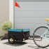 Remolque para bicicleta hierro negro y azul 30