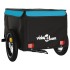 Remolque para bicicleta hierro negro y azul 30