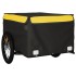 Remolque para bicicleta hierro negro y amarillo 45